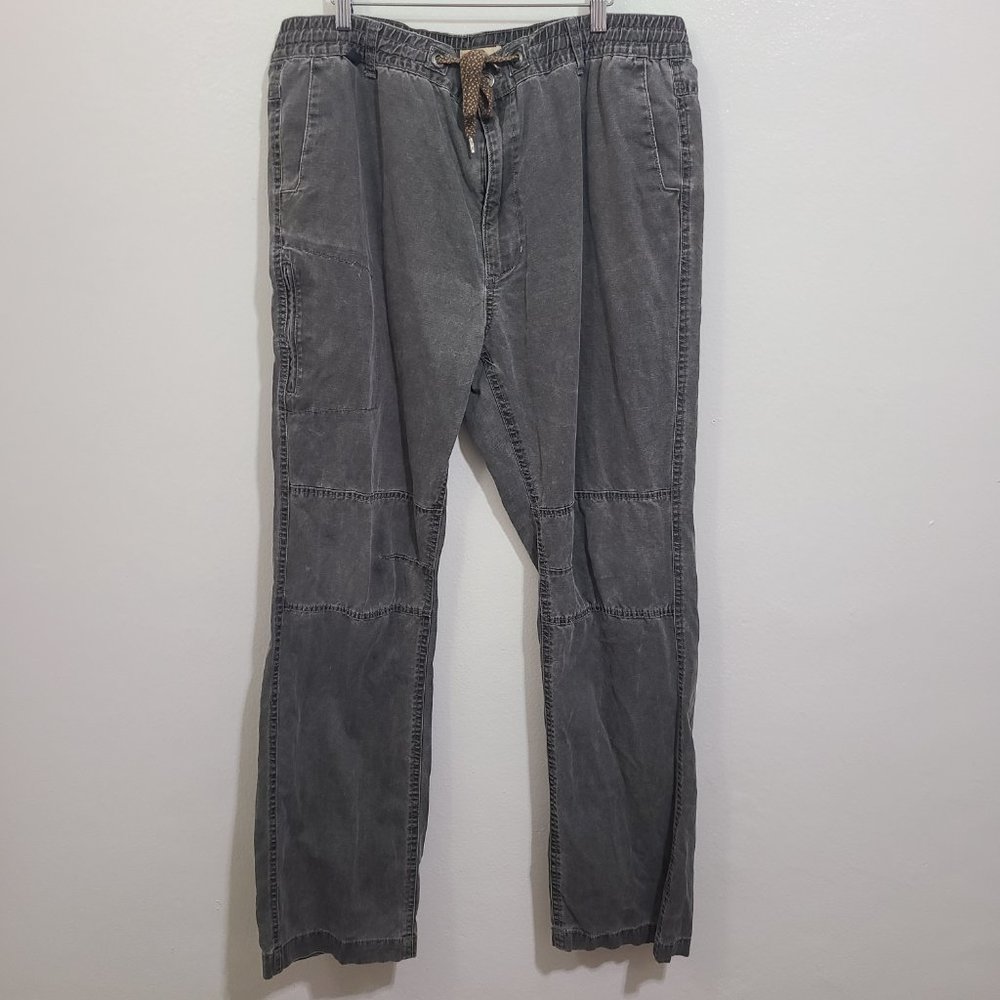 Ascend Men's Washed Gray Jogger Style Cargo Pants Size 40x34